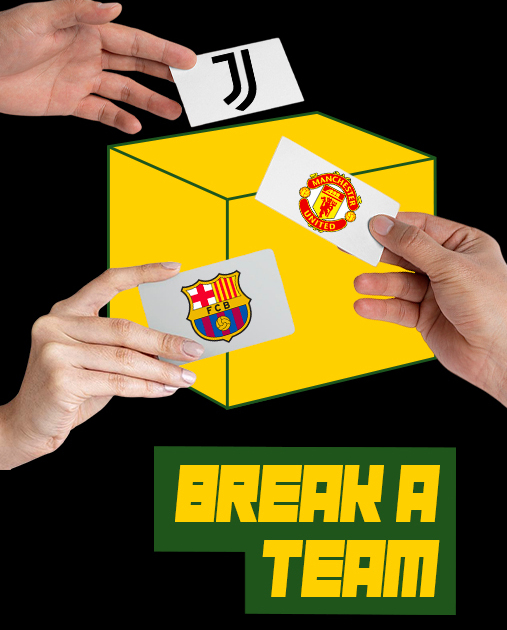 Break a Team Cards sportive