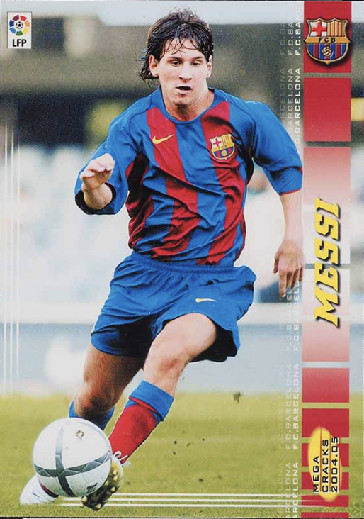 Lionel Messi 2004 Panini Megacrack