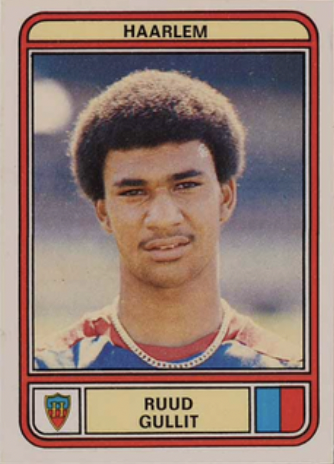 Ruud Gullit 1980 Panini Voetbal